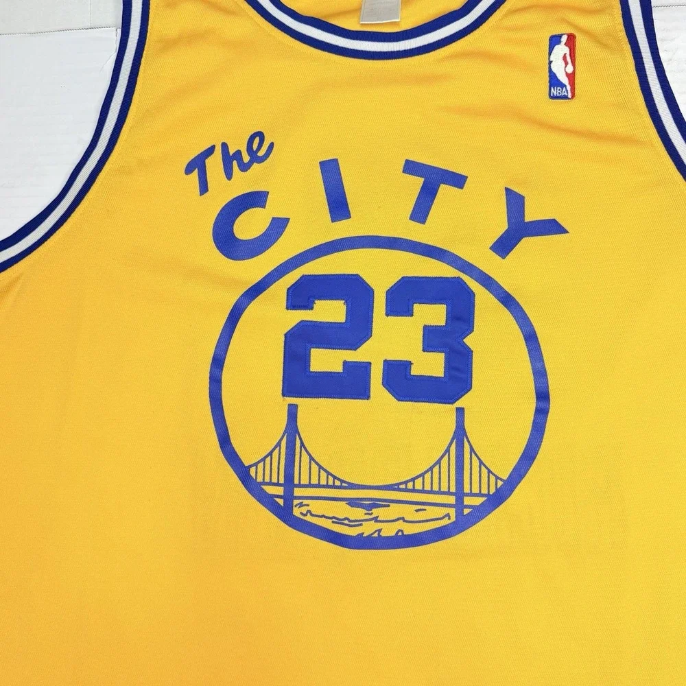 Vintage Y2K Reebok Warriors Jason Richardson #23 Jersey Size 56 Hardwood Classic